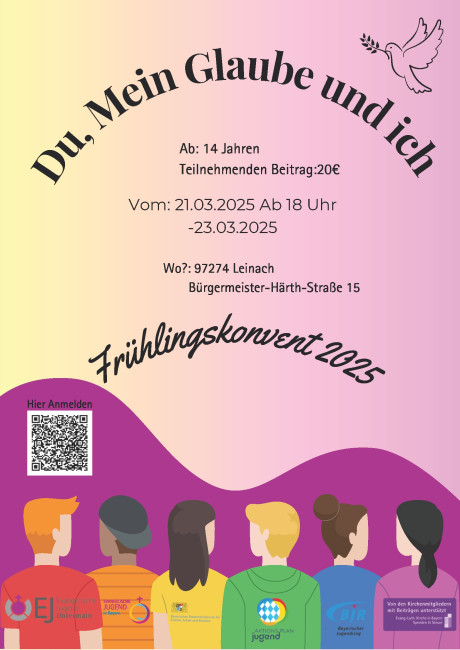 Buntes Plakat